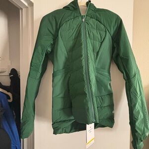 Lululemon down for it all jacket evergreen